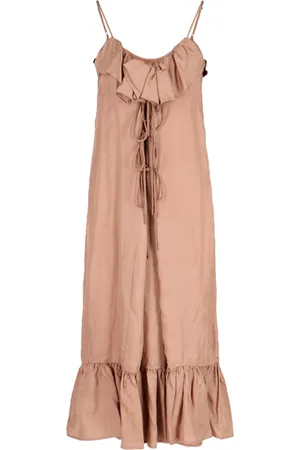 DRIES VAN NOTEN Abito Midi Con Rouches "Dimba"
