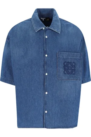 Loewe Camicia In Denim "Anagram"