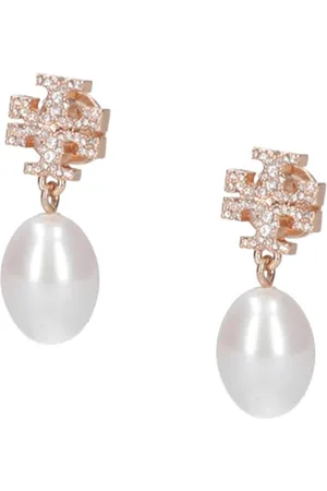 Tory Burch Orecchini Con Perle E Strass "Kira"