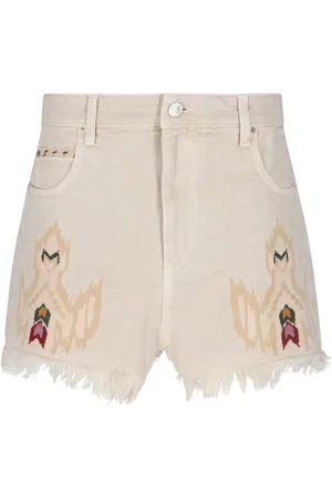 Isabel Marant Pantaloncin Ricamati In Denim "Lesia"