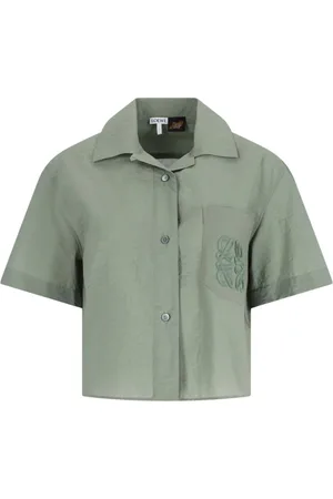 Loewe Camicia Crop Logo