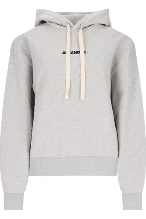 Jil Sander Felpa Cappuccio Logo