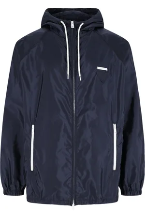 Prada Giacca Zip Impermeabile