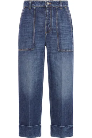Bottega Veneta JEANS CARROT CON RISVOLTO
