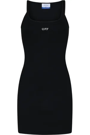 OFF-WHITE Mini abito in cotone con logo