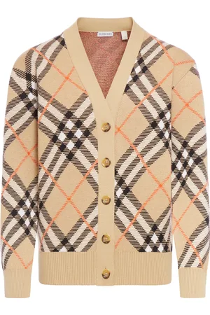 Burberry Cardigan con stampa check