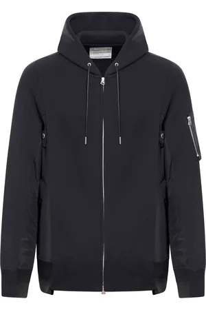 SACAI FELPA IN SPUGNA E TWILL DI NYLON