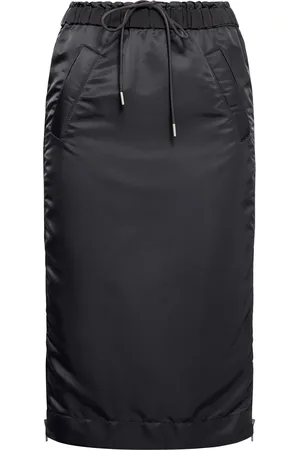 SACAI GONNA IN TWILL DI NYLON