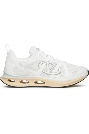 VALENTINO GARAVANI SNEAKER LOW TOP VLOGO EASYJOG IN VITELLO E TESSUTO