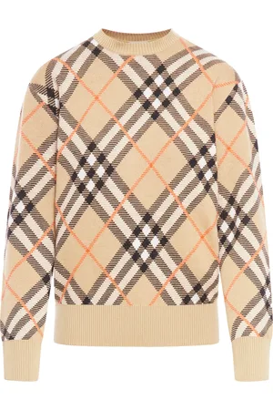 Burberry Pullover in misto lana Check