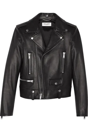 Saint Laurent MOTORCYCLE JACKET NERA IN PELLE
