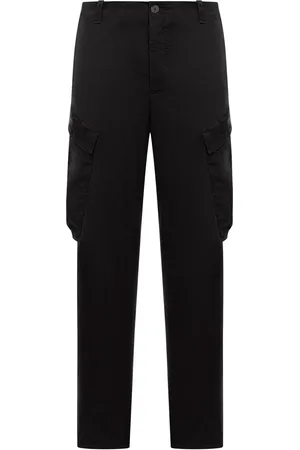 TRANSIT Pantalone cargo regular fit in tencell e modal stretch smerigliato