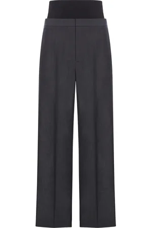 Alaïa PANTALONI SARTORIALI CON FASCIA IN MAGLIA