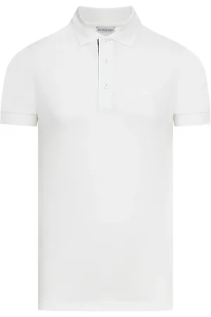 Burberry POLO IN COTONE CON LOGO EKD RICAMATO