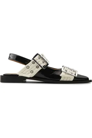 Ganni Ballerine con fibbia