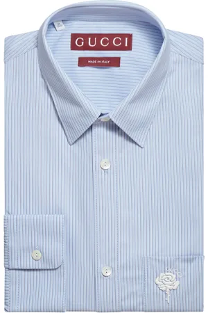 Gucci CAMICIA A RIGHE CON LOGO