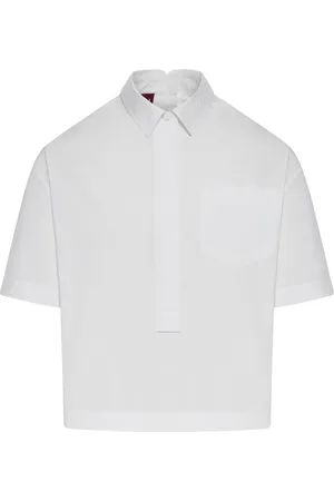Gucci CAMICIA IN POPELINE DI COTONE CON LOGO IN RILIEVO