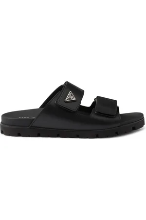 Prada SANDALI A FASCE IN PELLE