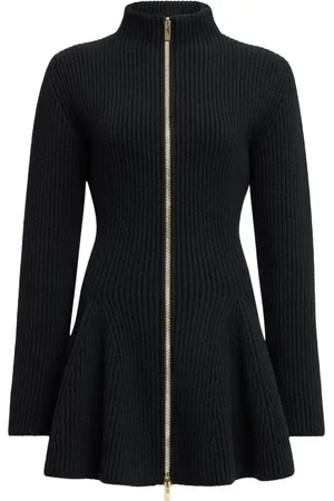 Alaïa CARDIGAN SVASATO IN MAGLIA A COSTE