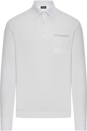 Ermenegildo Zegna POLO IN COTONE CON TASCHINO
