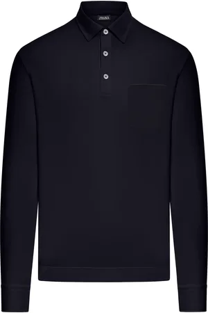 Ermenegildo Zegna POLO IN COTONE CON TASCHINO
