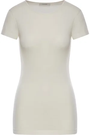 LEMAIRE T-SHIRT ADERENDE IN COTONE