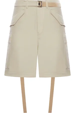 SACAI BERMUDA IN TWILL DI COTONE