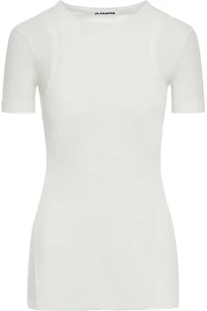 Jil Sander T-SHIRT GIROCOLLO MULTI-LAYER