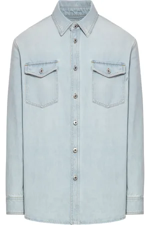 Bottega Veneta OVERSHIRT IN DENIM EXTRA BLEACH
