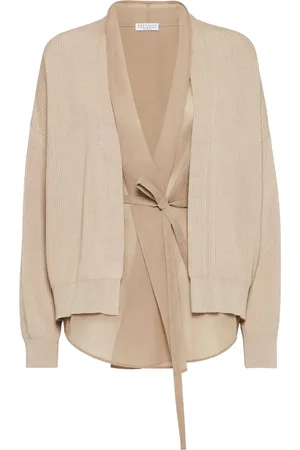 Brunello Cucinelli CARDIGAN CON MULTILAYER