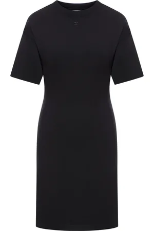 Courrèges MINI ABITO IN COTONE CON LOGO