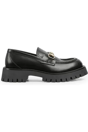 Gucci MOCASSINO DA DONNA CON SUOLA A CARRELLO E MORSETTO