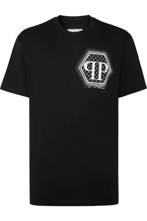 Philipp Plein T-SHIRT A MANICA CORTA CON LOGO STAMPATO