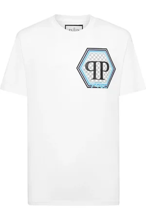 Philipp Plein T-SHIRT A MANICA CORTA CON LOGO STAMPATO