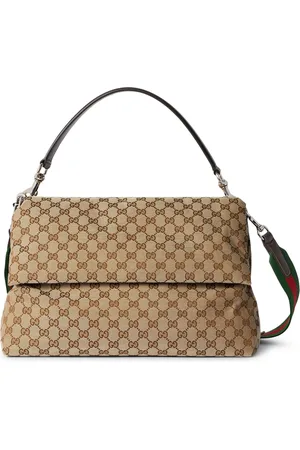 Gucci BORSA A TRACOLLA GG CON DETTAGLIO WEB MISURA MEDIA