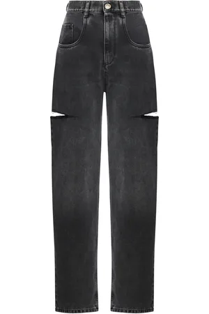 Maison Margiela Jeans affusolati a vita alta