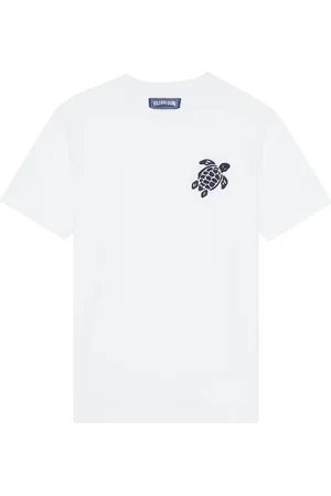 Vilebrequin T-SHIRT RICAMATA IN COTONE BIOLOGICO TURTLE