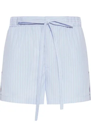 Gucci PANTALONCINO IN COTONE A RIGHE