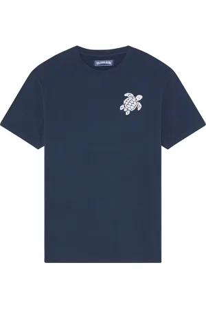Vilebrequin T-SHIRT RICAMATA IN COTONE BIOLOGICO TURTLE