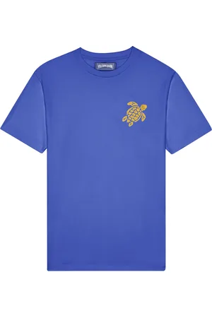 Vilebrequin T-SHIRT RICAMATA IN COTONE BIOLOGICO TURTLE