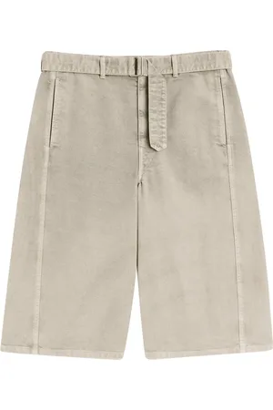 LEMAIRE SHORTS CON CUCITURE RITORTE
