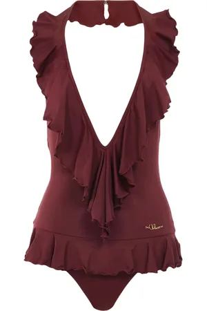 Chloé COSTUME INTERO CON SCOLLO A V E VOLANT