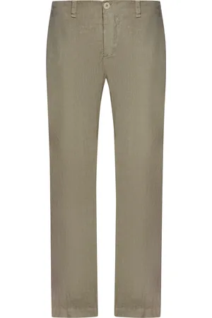 TRANSIT PANTALONI REGULAR IN LINO