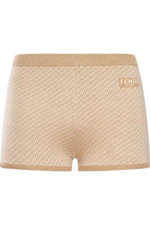 Fendi SHORTS IN LANA E SETA