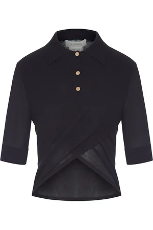 Sportmax POLO CROP CON INCROCIO