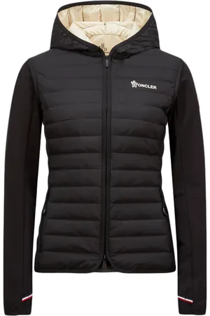 Moncler FELPA IMBOTTITA IN COTONE CON CAPPUCCIO E ZIP