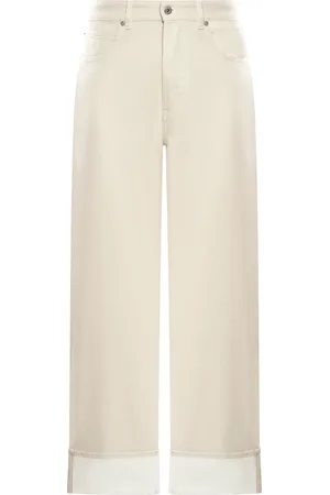 Bottega Veneta JEANS COLORATI CON RISVOLTO