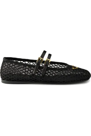 Prada BALLERINE IN TESSUTO A RETE