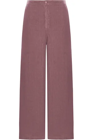 TRANSIT PANTALONI IN LINO WIDE LEG