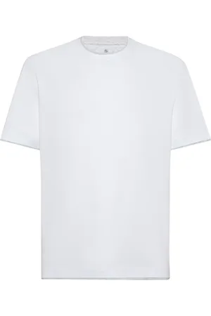 Brunello Cucinelli T-SHIRT IN COTONE MULTILAYER